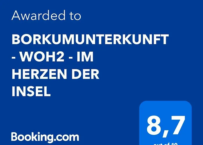 Borkumunterkunft - Woh2 - Im Herzen Der Insel